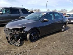 Salvage cars for sale at Sacramento, CA auction: 2016 Toyota Camry LE