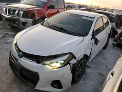 Salvage cars for sale at Cahokia Heights, IL auction: 2016 Toyota Corolla L