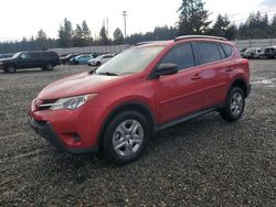 Toyota salvage cars for sale: 2015 Toyota Rav4 LE