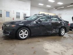 Vehiculos salvage en venta de Copart Davison, MI: 2016 Chevrolet Malibu LS