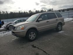 Salvage cars for sale at Windham, ME auction: 2005 Honda Pilot EXL