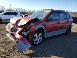 Salvage cars for sale at New Britain, CT auction: 2005 Pontiac Vibe