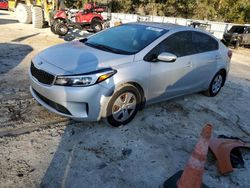 Salvage cars for sale at Ocala, FL auction: 2018 KIA Forte LX