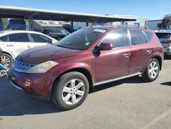 Salvage cars for sale at Hayward, CA auction: 2007 Nissan Murano SL