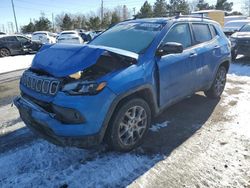 Jeep Compass Latitude lux salvage cars for sale: 2022 Jeep Compass Latitude LUX