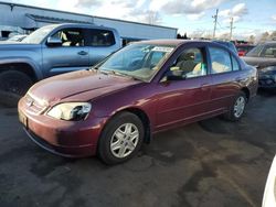 Salvage cars for sale at New Britain, CT auction: 2003 Honda Civic LX