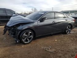 Salvage cars for sale at Chicago Heights, IL auction: 2021 Hyundai Elantra SEL