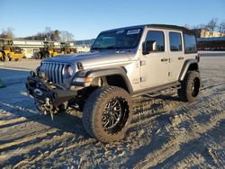 Jeep salvage cars for sale: 2021 Jeep Wrangler Unlimited Sport