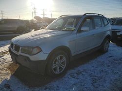 Salvage cars for sale at Elgin, IL auction: 2004 BMW X3 3.0I