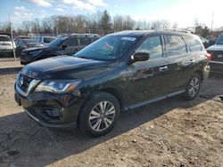 Salvage cars for sale at Chalfont, PA auction: 2019 Nissan Pathfinder S