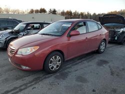 Salvage cars for sale at Exeter, RI auction: 2010 Hyundai Elantra Blue