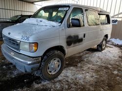 Vehiculos salvage en venta de Copart Brighton, CO: 2001 Ford Econoline E350 Super Duty Wagon