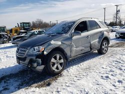 Salvage cars for sale at Hillsborough, NJ auction: 2011 Mercedes-Benz ML 350 4matic