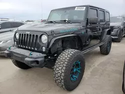 Jeep salvage cars for sale: 2017 Jeep Wrangler Unlimited Rubicon