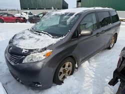 Vehiculos salvage en venta de Copart Montreal Est, QC: 2015 Toyota Sienna LE