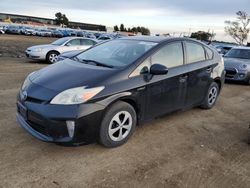 Salvage cars for sale at American Canyon, CA auction: 2015 Toyota Prius