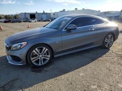 Salvage cars for sale at Vallejo, CA auction: 2017 Mercedes-Benz C300