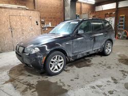 Salvage cars for sale at Ebensburg, PA auction: 2007 BMW X3 3.0SI