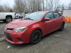 Carros salvage sin ofertas aún a la venta en subasta: 2015 Toyota Corolla L