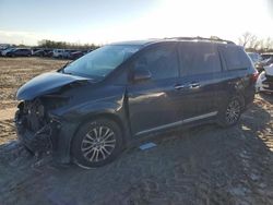 Salvage cars for sale at Houston, TX auction: 2019 Toyota Sienna XLE