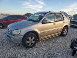 Salvage cars for sale at Taylor, TX auction: 2005 Mercedes-Benz ML 350