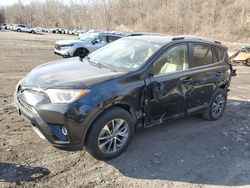 Salvage cars for sale at Marlboro, NY auction: 2016 Toyota Rav4 HV XLE