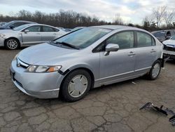 Salvage cars for sale from Copart New Britain, CT: 2007 Honda Civic Hybrid