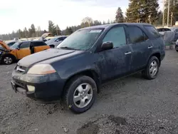 Salvage cars for sale at Graham, WA auction: 2003 Acura MDX