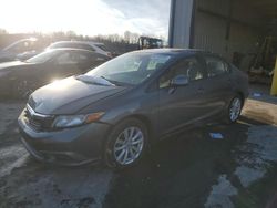 Salvage cars for sale at Duryea, PA auction: 2012 Honda Civic EXL