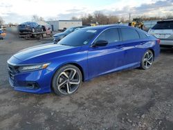 Salvage cars for sale at Hillsborough, NJ auction: 2021 Honda Accord Sport SE