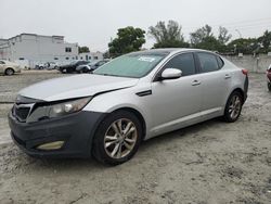 Salvage cars for sale at Opa Locka, FL auction: 2013 KIA Optima EX