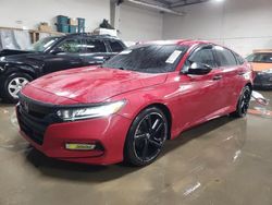 Salvage cars for sale from Copart Elgin, IL: 2019 Honda Accord Sport