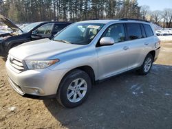 Toyota Highlander Base salvage cars for sale: 2012 Toyota Highlander Base