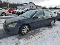 Salvage cars for sale at York Haven, PA auction: 2006 Honda Accord EX