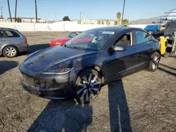 Salvage cars for sale at Van Nuys, CA auction: 2024 Tesla Model 3