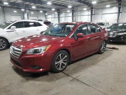 Salvage cars for sale from Copart Ham Lake, MN: 2016 Subaru Legacy 2.5I Limited