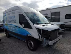 Salvage trucks for sale at Apopka, FL auction: 2021 Ford Transit T-350