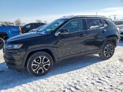 Jeep salvage cars for sale: 2022 Jeep Compass Limited