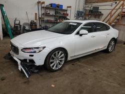 Salvage cars for sale at Ham Lake, MN auction: 2018 Volvo S90 T6 Inscription