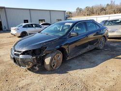 Salvage cars for sale at Grenada, MS auction: 2015 Toyota Camry LE