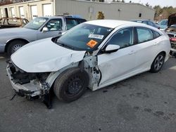 Salvage cars for sale at Exeter, RI auction: 2019 Honda Civic LX