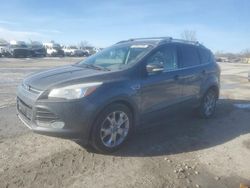 Salvage cars for sale at Kansas City, KS auction: 2015 Ford Escape Titanium