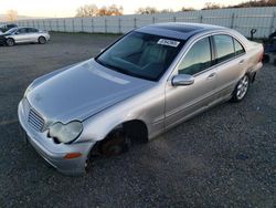 Vehiculos salvage en venta de Copart Anderson, CA: 2003 Mercedes-Benz C 240