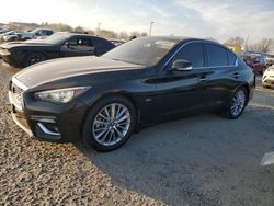 Salvage cars for sale at Sacramento, CA auction: 2018 Infiniti Q50 Luxe