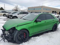 Salvage cars for sale from Copart Littleton, CO: 2015 Mercedes-Benz E 63 AMG-S