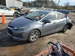 Chevrolet salvage cars for sale: 2019 Chevrolet Cruze LT