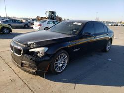 Salvage cars for sale at Sacramento, CA auction: 2013 BMW 750 LI