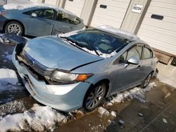 Salvage cars for sale at Louisville, KY auction: 2012 Honda Civic EX