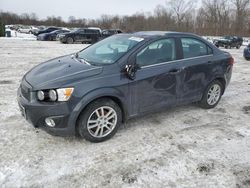 2013 Chevrolet Sonic LT en venta en Ellwood City, PA