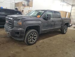 Salvage cars for sale at Ham Lake, MN auction: 2014 GMC Sierra K1500 SLT